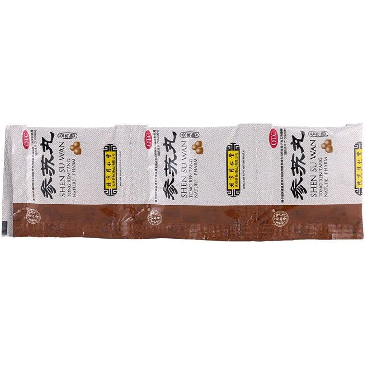 2 Boxes, Tongrentang Shensu Wan 6g*6 Bags / Box 同仁堂参苏丸