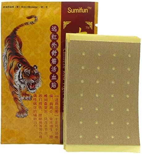 ZhongHua HongHuTie GaoYaoTie 40 Plasters (8 Plasters*5 Bags) 膏药 5包(40片)