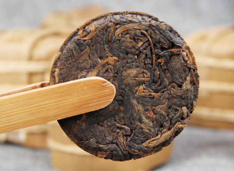 China Yunnan Menghai Small Linglong Qizi Menghai Flavor (Ripe Tea) (7g*84pcs) 588g