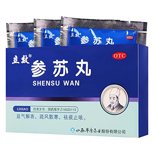 1 Box Shensu Wan 6g*6 Bags / Box 立效 参苏丸