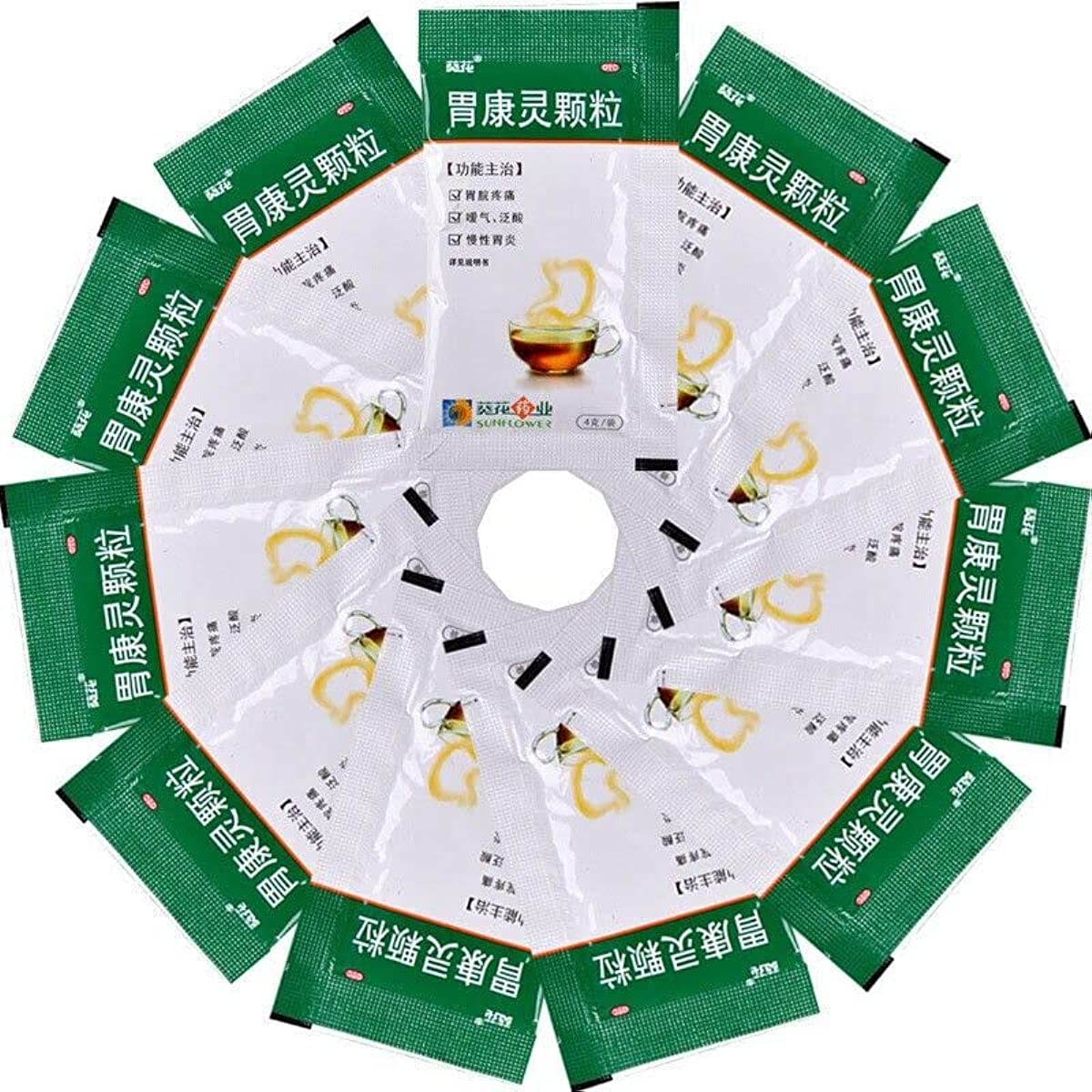 1 Box, Weikangling Keli 10 Bags / Box 胃康灵颗粒