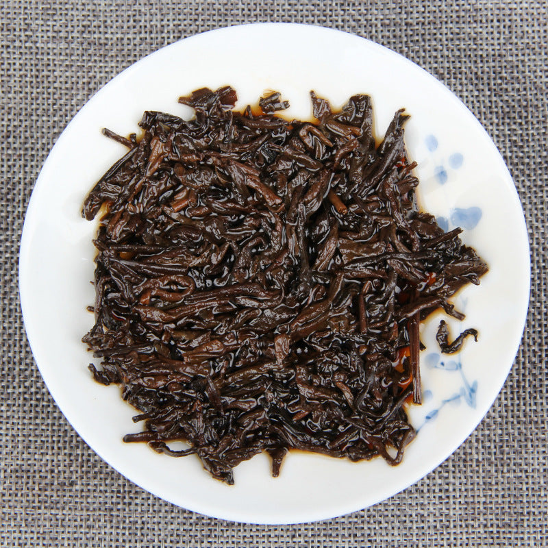 China Yunnan Pu'er Tea Ripe Tea Cake Tea Yunnan Qizi Cakes Tea Black Tea 400g