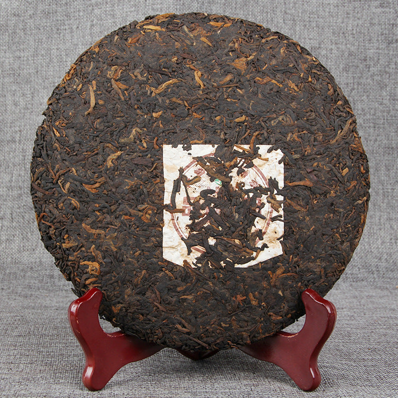 China Yunnan Pu'er Tea Ripe Tea Cake Tea Yunnan Qizi Cakes Tea Black Tea 400g