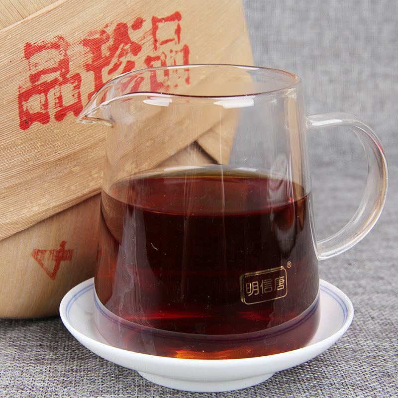 China Yunnan Pu'er Tea Ripe Tea Cake Tea Yunnan Qizi Cakes Tea Black Tea 400g