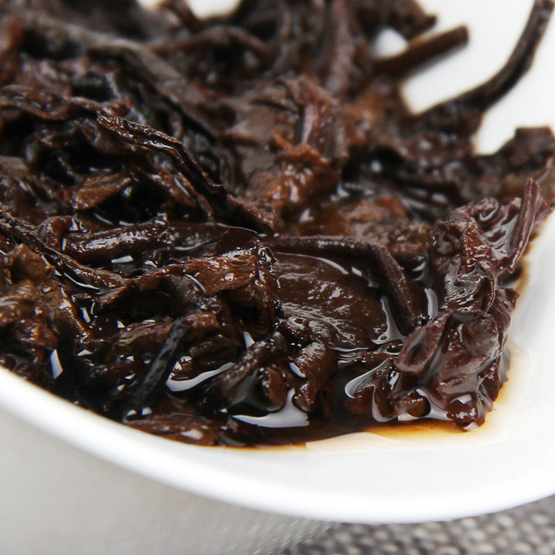 Palace Puerh Hop Cheong Xuan Pu'er Tea Banzhang Golden Buds Pu'er Seven Seed Cake Tea Golden Buds Ripe Tea 357g