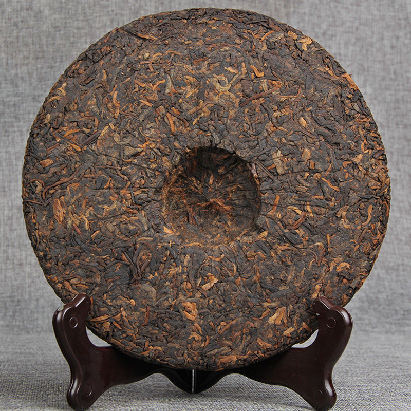 Palace Puerh Hop Cheong Xuan Pu'er Tea Banzhang Golden Buds Pu'er Seven Seed Cake Tea Golden Buds Ripe Tea 357g
