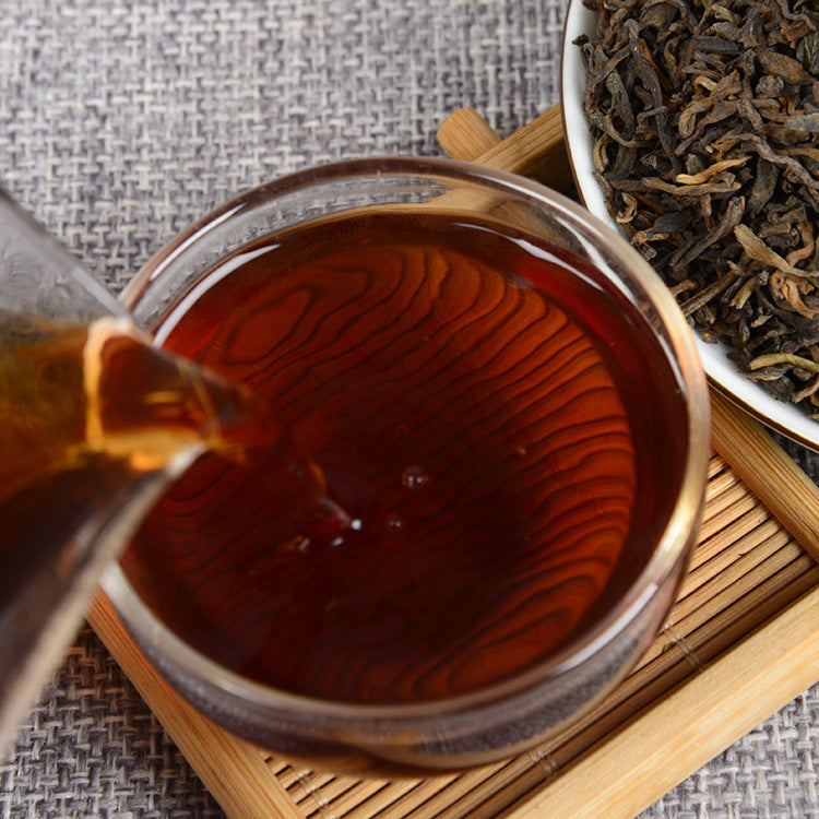 Yunnan Ripe Puerh Tea Spring Tea Gongting Golden Bud Loose Tea Gongting Puerh Loose Tea Black Tea