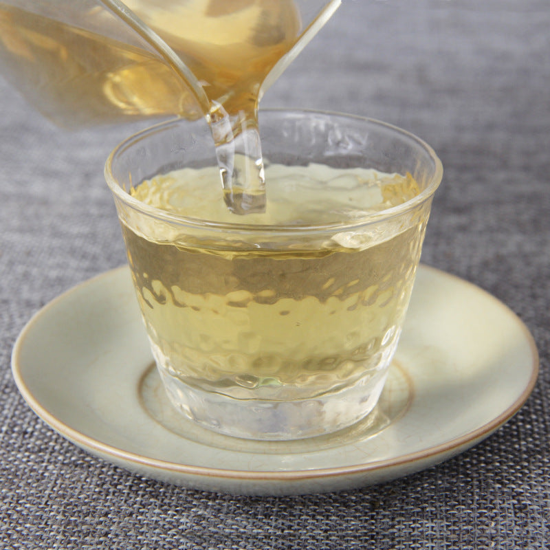 357g Ancient Tree Puerh Tea Icelandic Raw Tea Bamboo Leaf Pu'er Ancient Tree First Spring Pure Material Cake Tea Green Tea