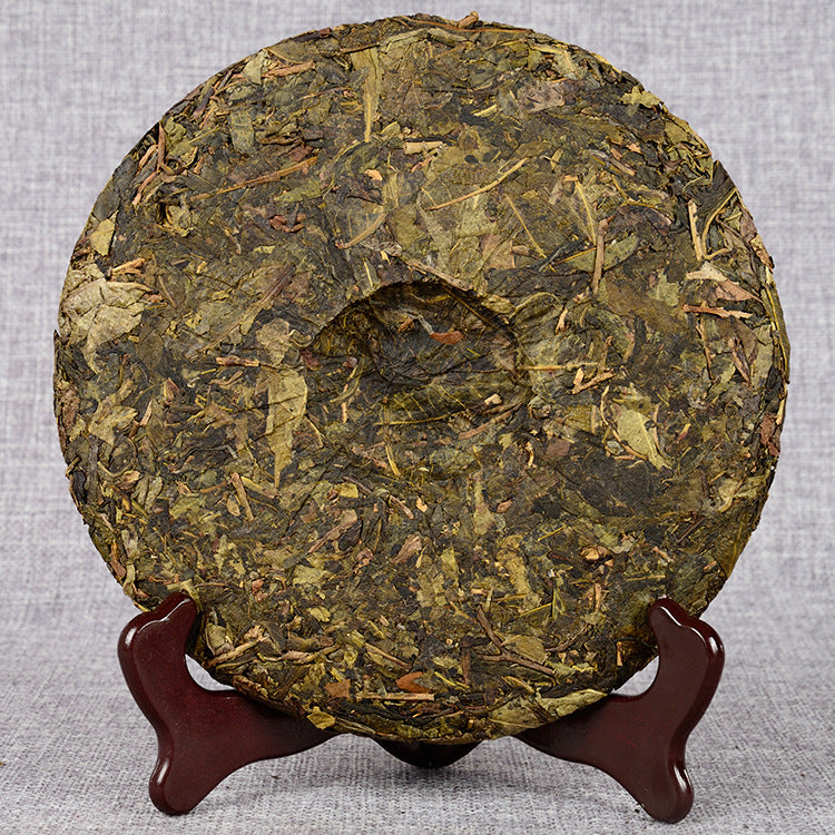 Pu-erh Tea Hundred Years Old Tree Raw Tea Cake 357g Raw Cake Hunagjin Leaf Pu-erh Tea Cake Raw Tea