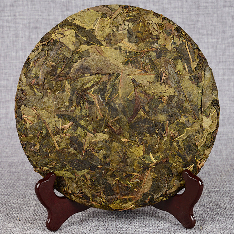 Pu-erh Tea Hundred Years Old Tree Raw Tea Cake 357g Raw Cake Hunagjin Leaf Pu-erh Tea Cake Raw Tea