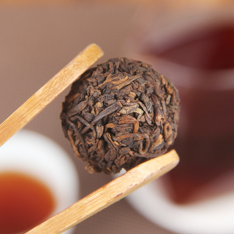 Yunnan Lincang Icelandic Pu'er Tea Ripe Tea Ancient Tree Tuo Tea Small Grain Loose Tea Ripe Pu'er Tea Black Tea 500g