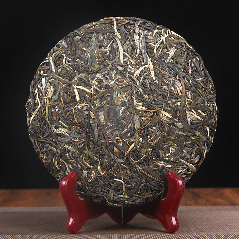 Spring Tea Brown New Banzhang Ancient Tree Banzhang Tea King Pu'er Tea Green Tea Orchid Scented Raw Tea Cake 357g