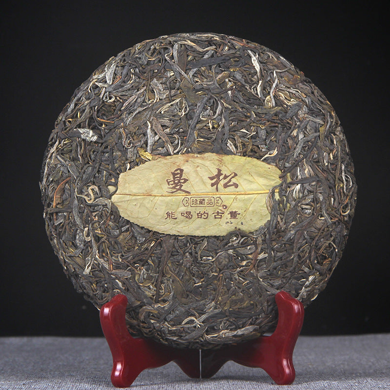 357g Raw Tea Cake Tea Yunnan Pu'er Tea ManSong Ancient Tree Tea Green Tea