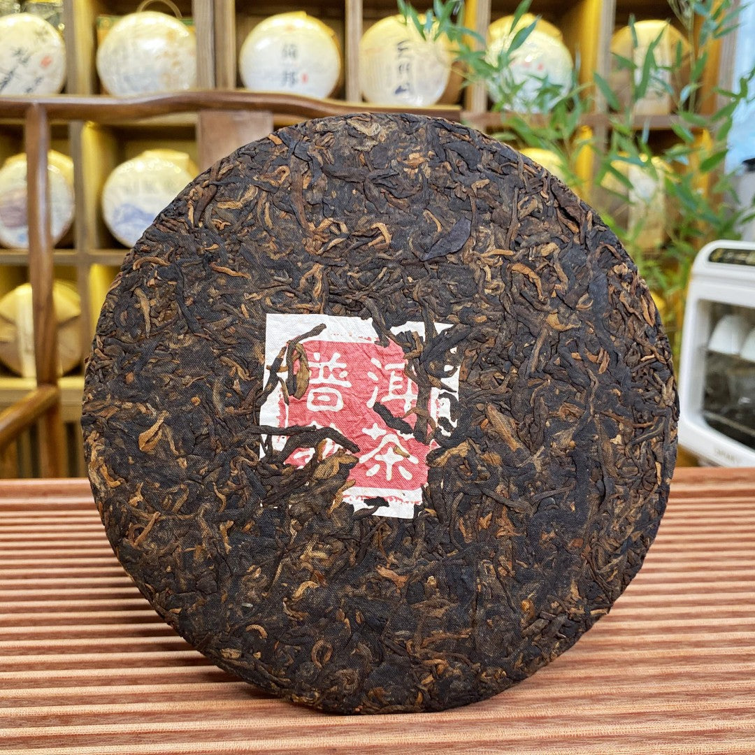 Ripe Pu'er Tea BanZhangjinya Pu’er Cooked Tea Yunnan Pu’er Cooked Cake 357g Ripe Tea Black tea