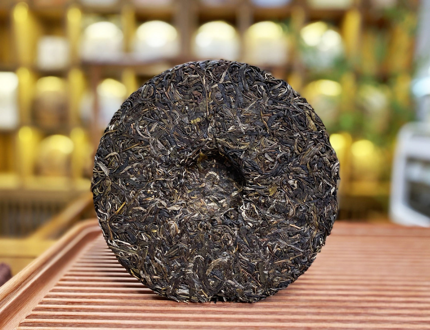 China Yunnan Pu'er Tea ManSong Pu'er Raw Tea WangZiShan Raw Pu Tea Cake 357g