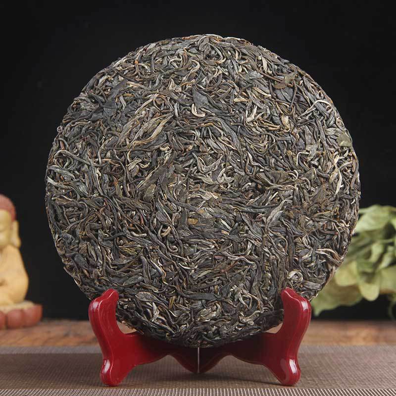 357g Yunnan Yiwu Ancient Tree Yiwu Pu-erh Raw Tea Seven Son Cake Pu-erh Tea Honey Scented Ancient Tree Tea Green Tea
