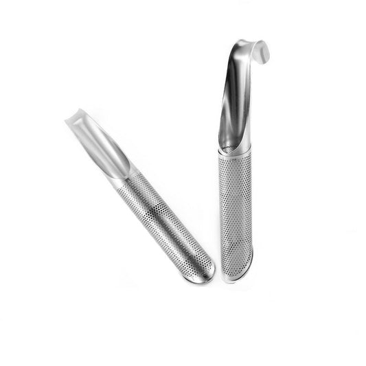Pipe Shape Stainless Steel 304 Loose Leaf Tea Infuser Stick Filter Tea Leak Portable Handle Tea Diffuser, Long-handle Tea Steeper for Steep Tea