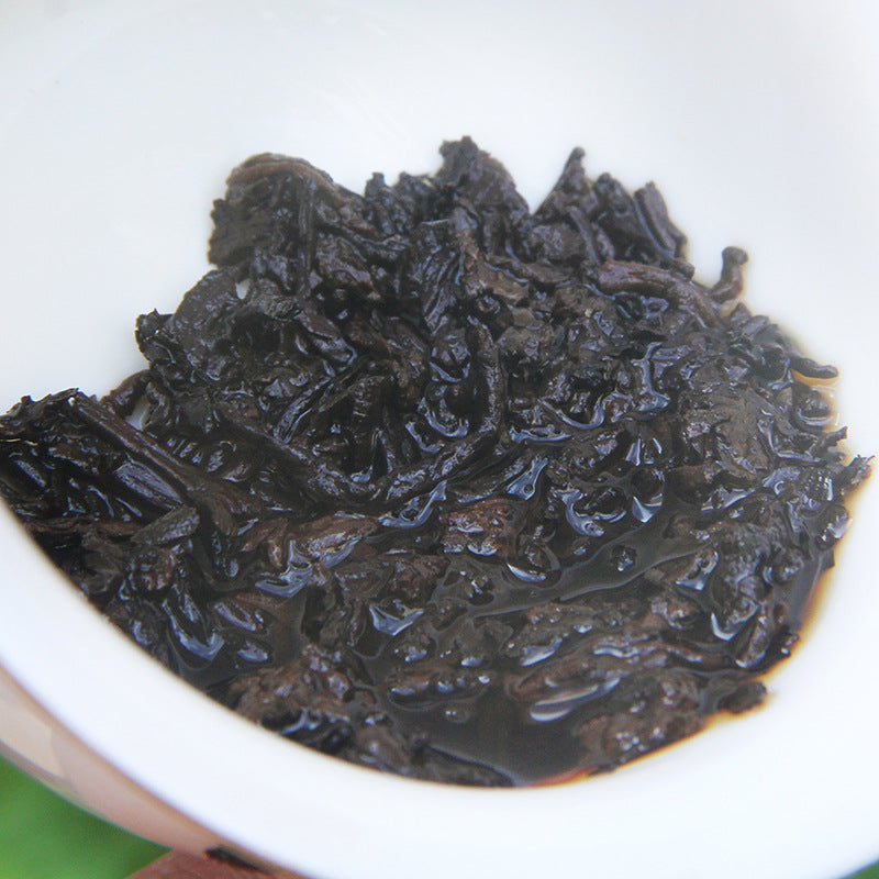Old Ripe Tea China Yunnan LongSheng Qizi Cakes 0638 Pu-erh Ripe Tea Cake Chen Xiang Jujube Fragrance Pu-erh Tea Black Tea