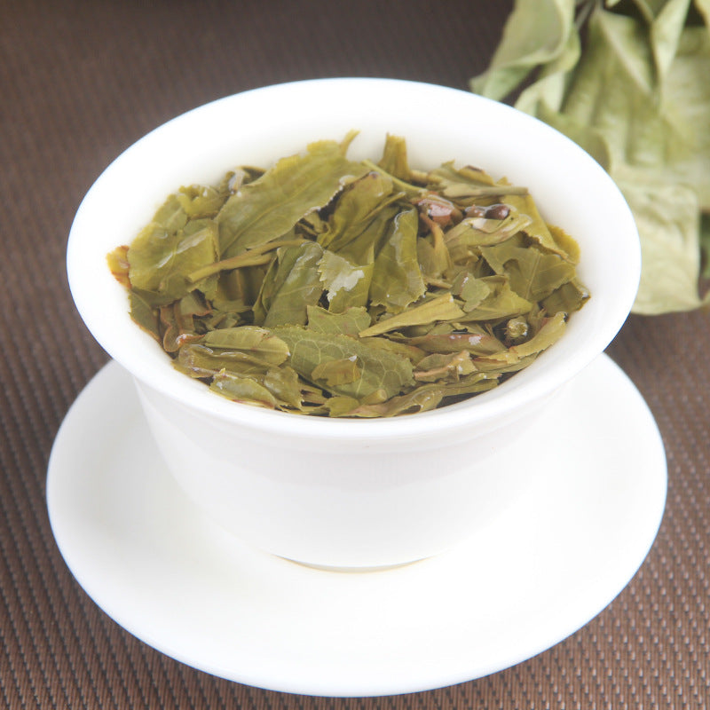 Yunnan Pu'er Tea Yiwu Miaohuotang Raw Tea Spring Tea Green Tea Ancient Tree LongfengJingua 500g