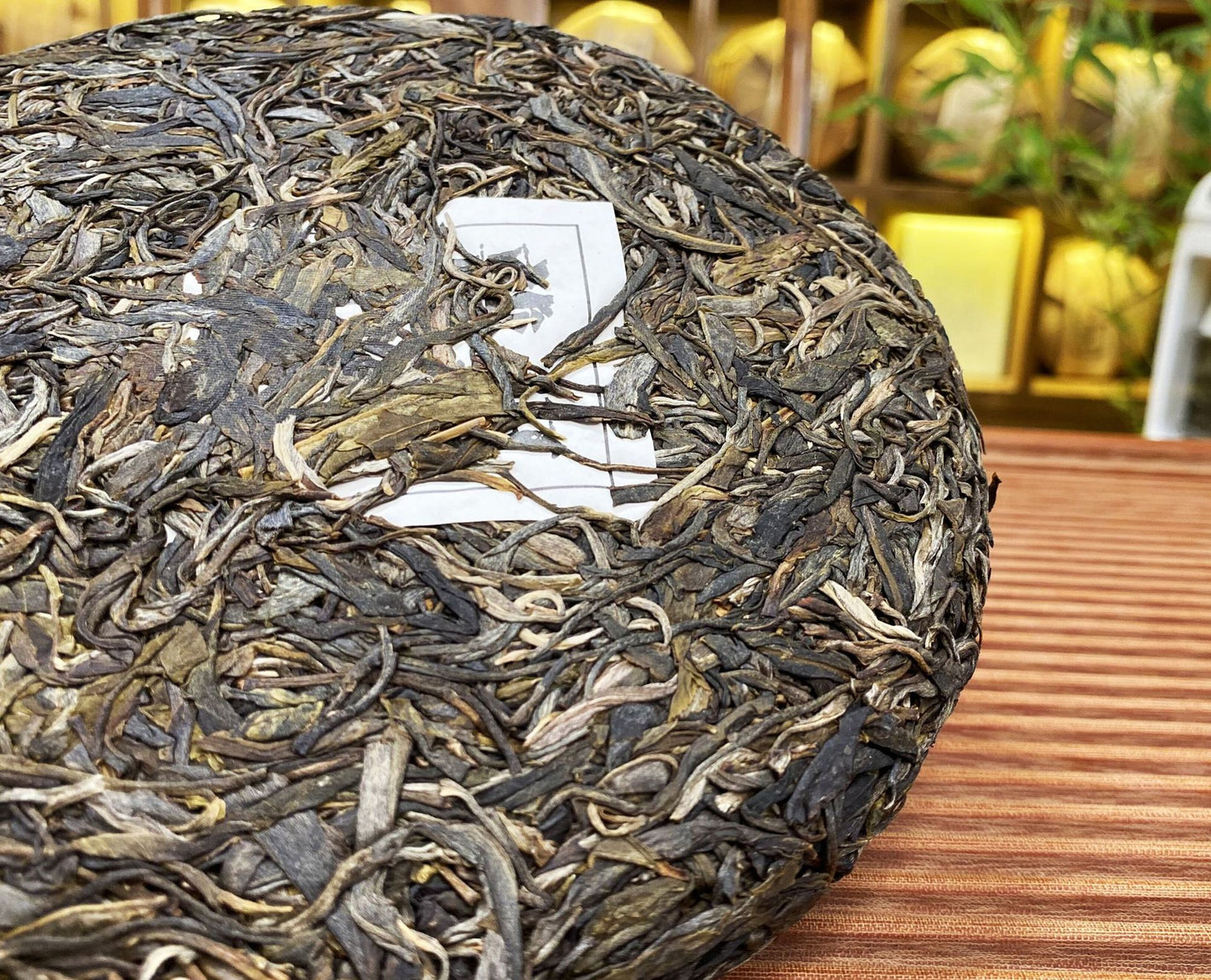 China Yunnan Pu'er Tea ManSong Pu'er Raw Tea WangZiShan Raw Pu Tea Cake 357g