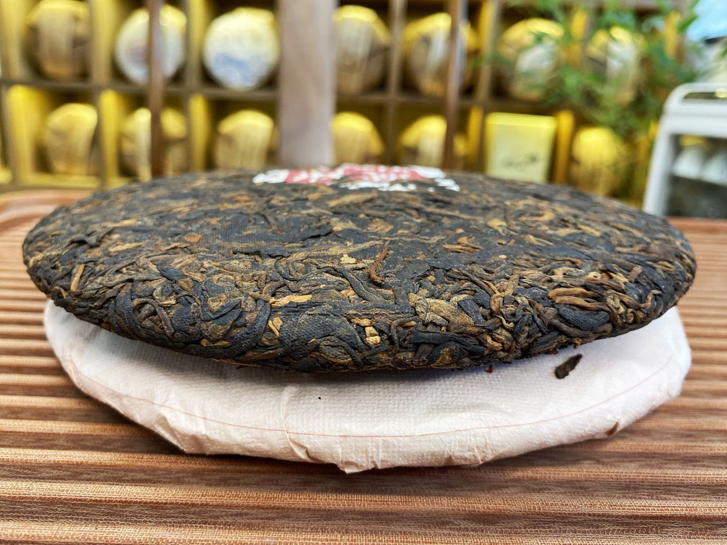 Ripe Pu'er Tea BanZhangjinya Pu’er Cooked Tea Yunnan Pu’er Cooked Cake 357g Ripe Tea Black tea