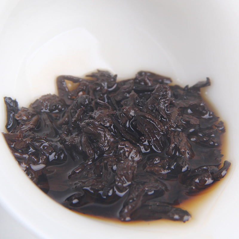 Yunnan Qizi Cake 0658 Puerh Ripe Tea Classic 357g Aged Medium Term Old Ripe Tea Black Tea