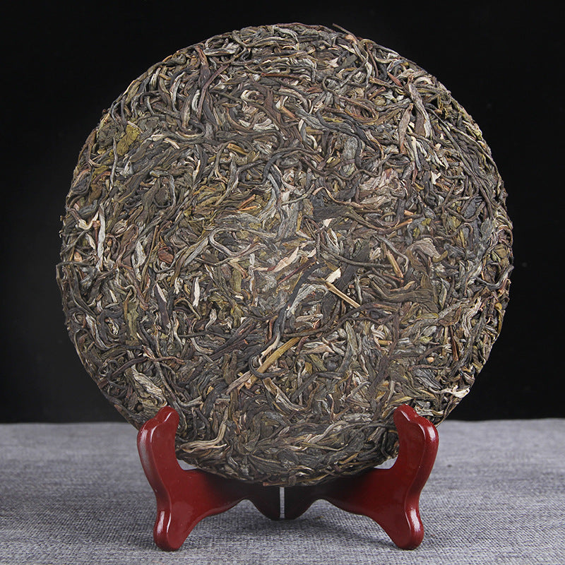 Yunnan Old Tree Banzhang Pu'er Tea Raw Tea Chen Xiang QiZi Cakes Raw Pu'er Tea Leaves Special Banzhang Old Tree Green Tea 357g