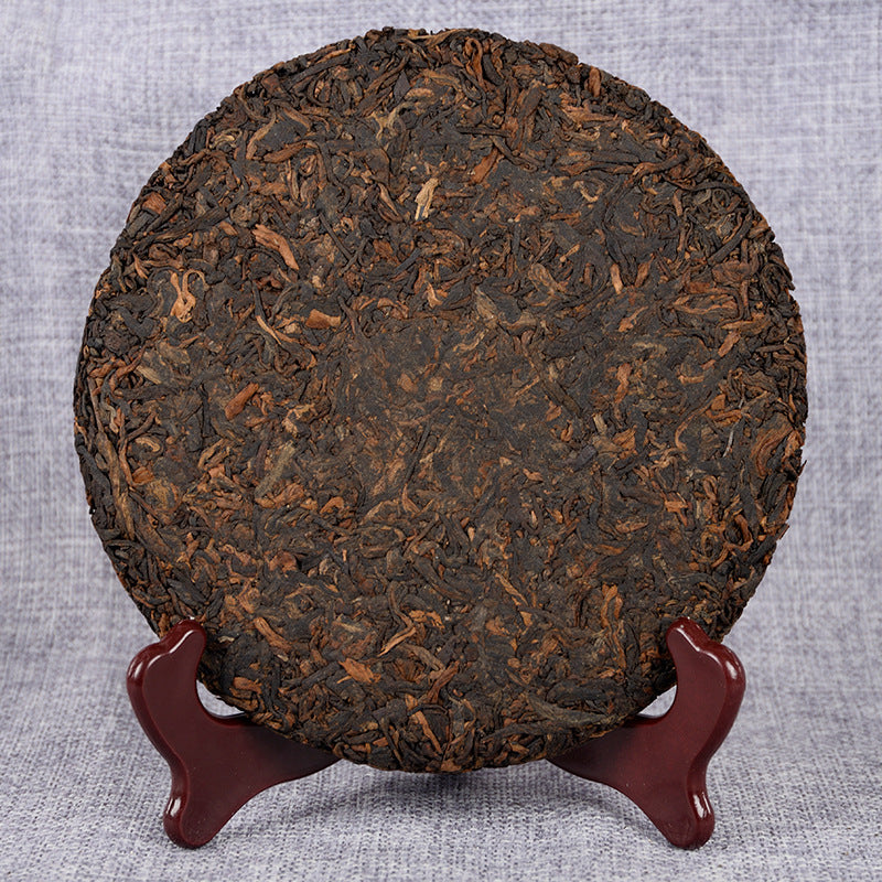Puerh Ripe Tea 357g/cake Black tea Menghai Golden Bud Raw Material Maltose Aroma Mellow and Lubricated
