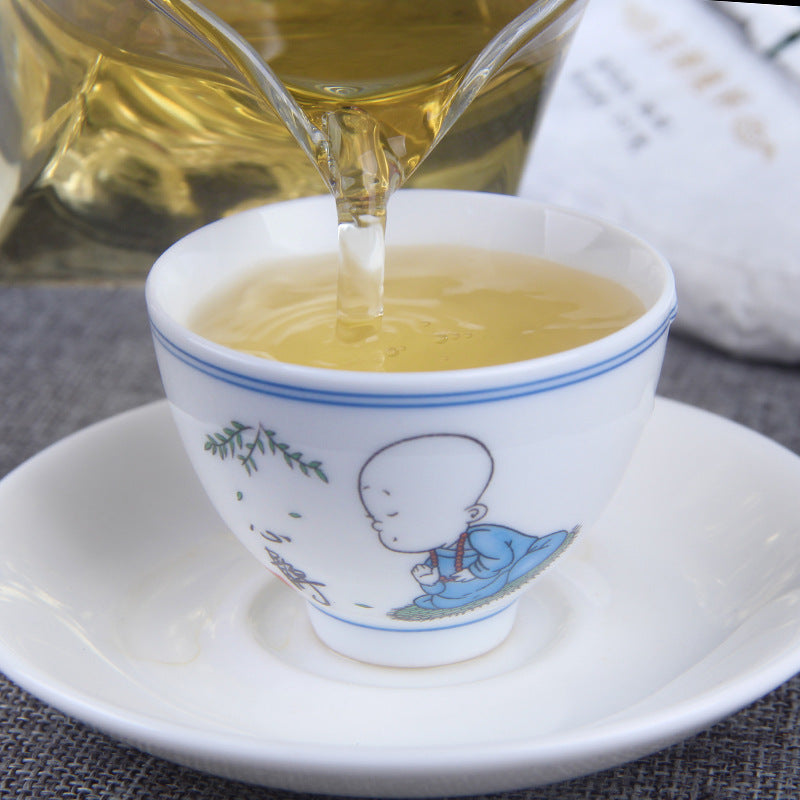 357g Raw Tea Cake Tea Yunnan Pu'er Tea ManSong Ancient Tree Tea Green Tea