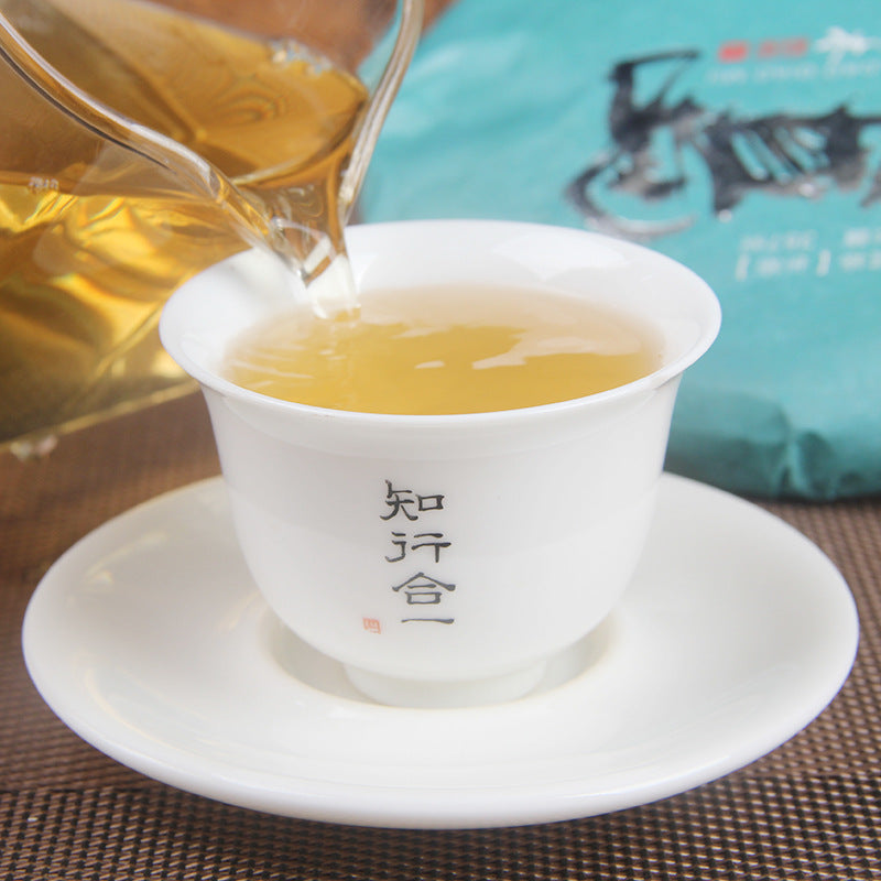 Iceland Qiao Mu Raw Tea Cake Spring Tea Pure Sweet New Tea Meng Ku Pure Material Tea Pu'er Tea Cake Qizi Cake Tea 357g