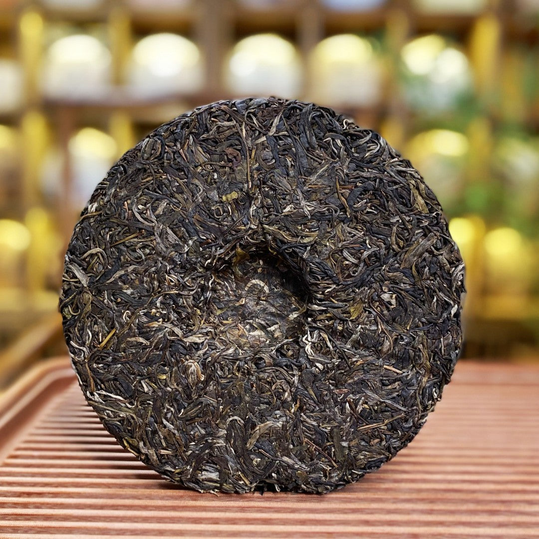 China Yunnan Pu'er Tea ManSong Pu'er Raw Tea WangZiShan Raw Pu Tea Cake 357g
