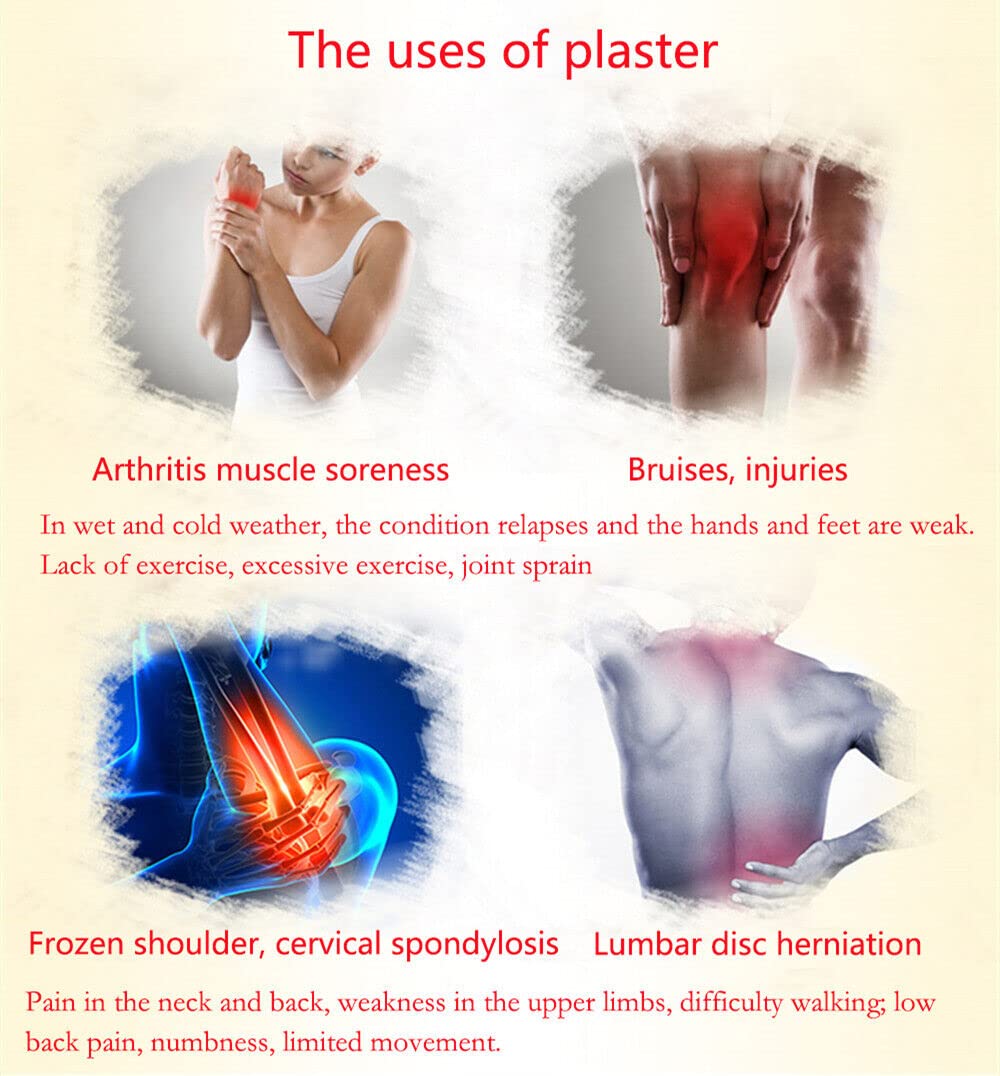 ZhongHua HongHuTie GaoYaoTie 40 Plasters (8 Plasters*5 Bags) 膏药 5包(40片)