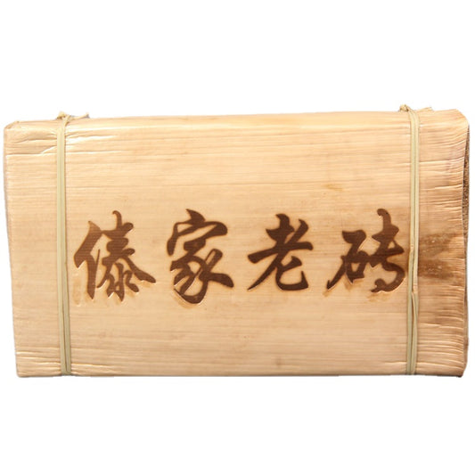 Pu-erh Tea Ripe Tea 1000g Ripe Tea Brick Daiya Old Brick Bamboo Shoot Shell Pu-erh Brick Pu-erh Tea Brick Old Pu-erh Black Tea