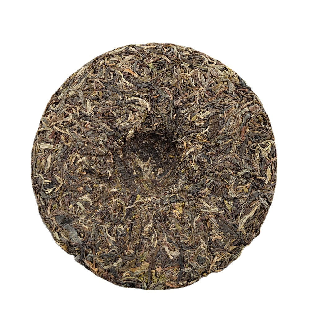 Pu'er Raw Tea Cake 357g Yunnan Ancient Six Great Tea Mountains Ancient Tree Pu'er Yunnan Qizi Cake Raw Tea Green Tea