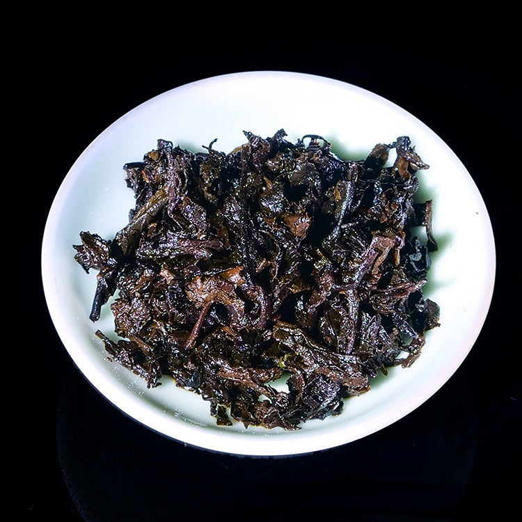 Yunnan Old Tree Seven Seeds Cake Tea 357g Aged Jujube Fragrant Puerh Ripe Tea Menghai Puerh Tea Old Ripe Cake