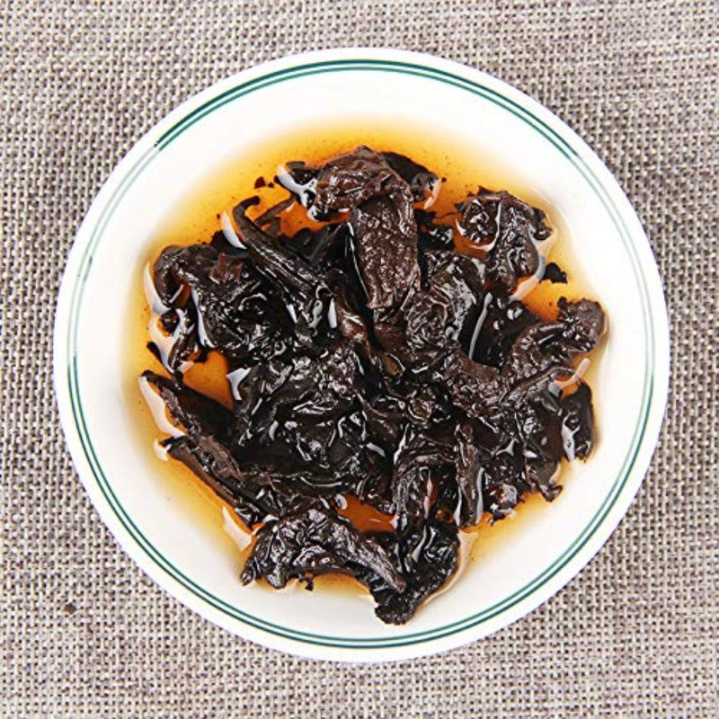 Classic Tea 1000g / 35.27oz Natural and additive-free Mellow Ancient Rhythm Tea Bricks Rare Puerh Ripe Tea Tea Bricks Tea Gift, Black tea 经典茶叶藏醇古韵茶砖 珍藏普洱茶熟茶茶砖 茶礼1000g