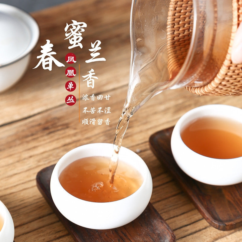 Additive-free Oolong Tea Shancong Tea Honey Orchid Guangdong Chaozhou Tea Duck Shit Fragrance 500g(250g*2) Aromatic and Flavorful 单枞鸭屎香乌龙茶新茶乌岽单枞茶蜜兰香潮州特产茶500克罐装