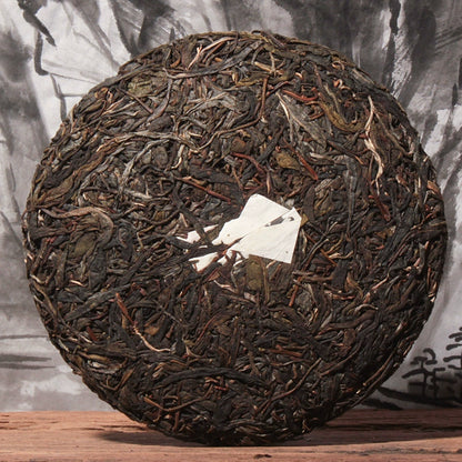 Premium Yunnan Puerh Tea Raw Tea 357g Xigui Old Tree Tea Cake Spring Tea Qizi Cake Tea Puerh Tea Organic Pu-Erh Tea, Green Tea 云南普洱茶 357克昔归老树茶饼 明前春茶七子饼茶