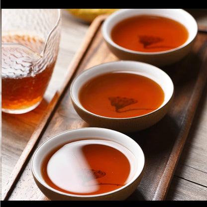 Premium Puerh Tea Ripe Tea Puerh Tea Cake 357g/12.59oz "Commemorative Tea" Rich and Aromatic Black Tea from China 357克生肖饼茶诸事如意纪念茶