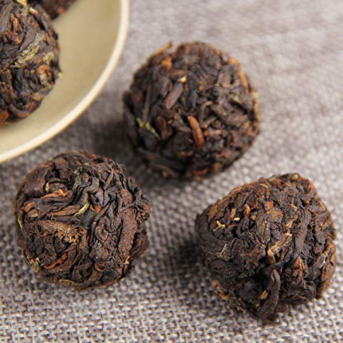 Yunnan Natural and Additive-free Glutinous Rice Fragrance Pu-erh Tea Pu-erh Ripe Tea Black Tea Longzhu Individual packaging Pu-erh Tea Tuo Tea 糯米香普洱茶 普洱熟茶龙珠500g