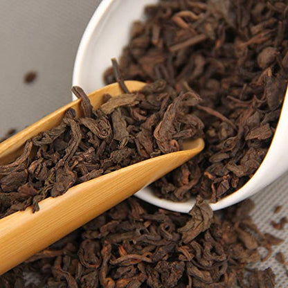 Yunnan Premium Puerh Tea Cooked Tea 500g Big Leaf Puerh Tea Cooked Tea Loose Tea Chinese Pu Erh Tea Black Tea Loose Leaf 云南普洱茶 熟茶 散装茶  500g 大叶普洱茶 