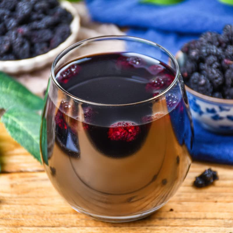 Mulberry Leaf Tea Chinese Health 125g Canned After Frost Mulberry Leaf 4.40oz Vegan Mulberry Leaf Granules Mulberry Treasure Tea Mulberry Leaf Tea 免洗桑葚果干罐装