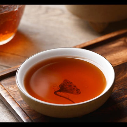 Premium Puerh Tea Ripe Tea Puerh Tea Cake 357g/12.59oz "Commemorative Tea" Rich and Aromatic Black Tea from China 357克生肖饼茶诸事如意纪念茶