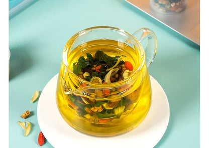 Health Tea 300g (10.58oz) Flower Tea 15 Cans, Small Cans of Tea Packaging Portable Flower Tea Combination Chinese Herbal Tea  菊苣栀子葛根茶 15罐小罐茶包装