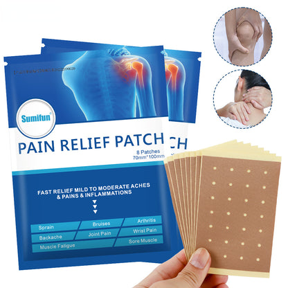 3 Packs, Pain relief patch (8pcs/bag)*3 脊椎颈椎膏药贴1包/8贴