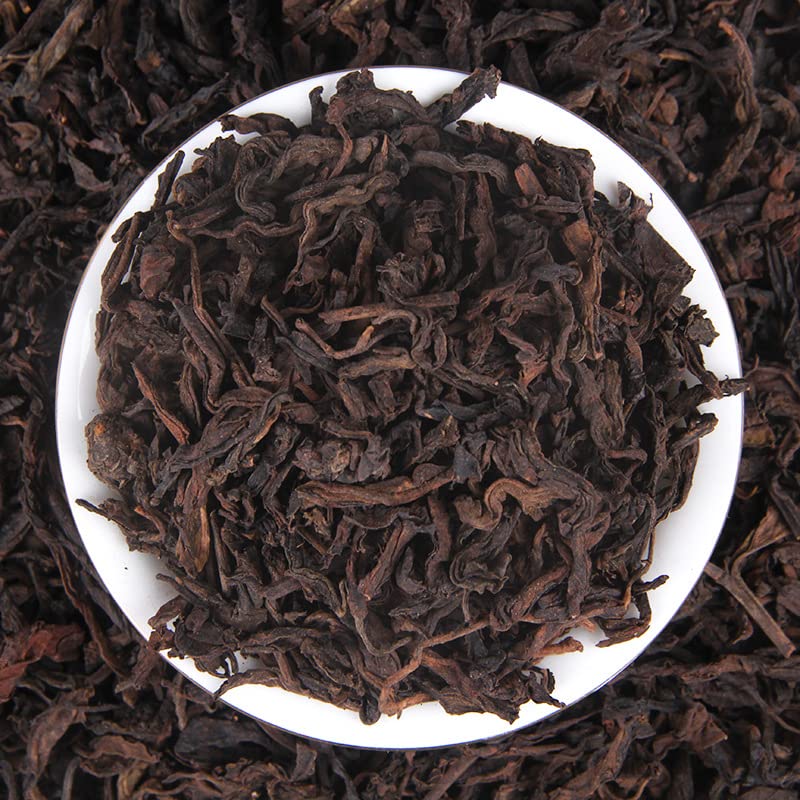 Yunnan Premium Puerh Tea Cooked Tea 500g Big Leaf Puerh Tea Cooked Tea Loose Tea Chinese Pu Erh Tea Black Tea Loose Leaf 云南普洱茶 熟茶 散装茶  500g 大叶普洱茶 