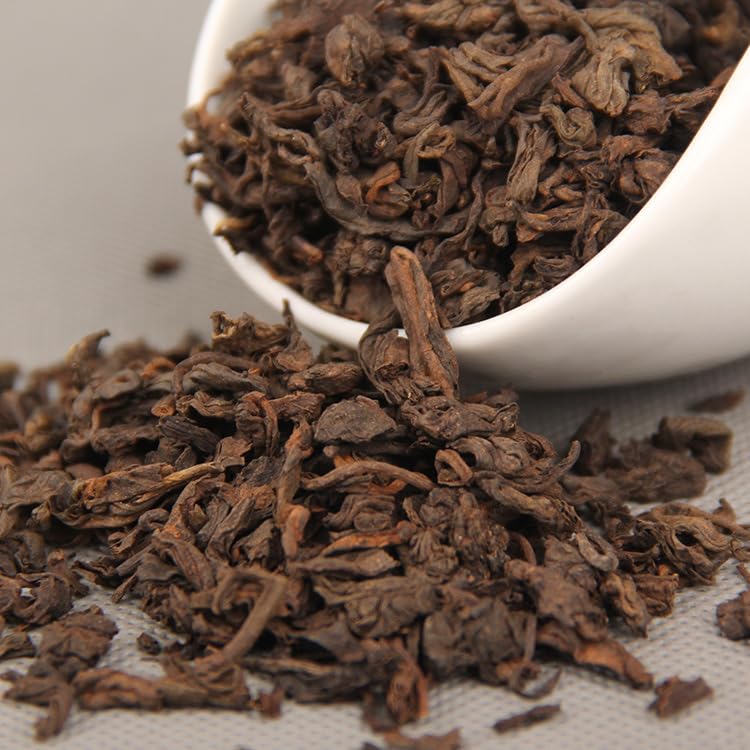Yunnan Premium Puerh Tea Cooked Tea 500g Big Leaf Puerh Tea Cooked Tea Loose Tea Chinese Pu Erh Tea Black Tea Loose Leaf 云南普洱茶 熟茶 散装茶  500g 大叶普洱茶 