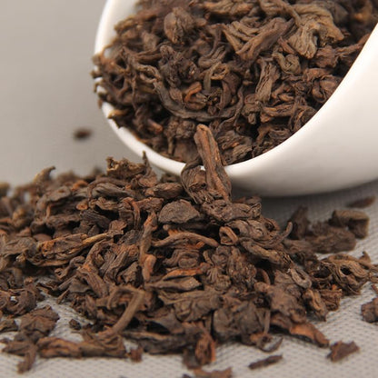 Yunnan Premium Puerh Tea Cooked Tea 500g Big Leaf Puerh Tea Cooked Tea Loose Tea Chinese Pu Erh Tea Black Tea Loose Leaf 云南普洱茶 熟茶 散装茶  500g 大叶普洱茶 