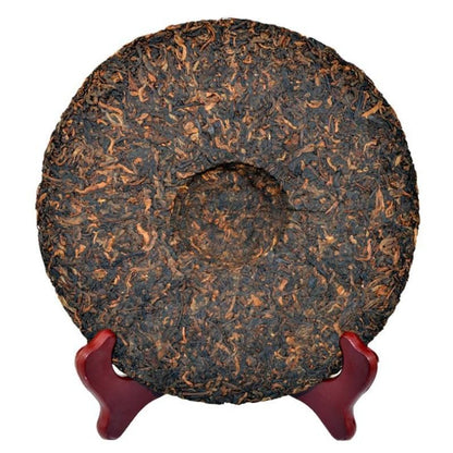 Premium Puerh Tea Dry Warehouse Ripe Tea Menghai Source Flavour Yunnan Natural QiZi Cake Ripe Tea 357g 普洱茶 干仓熟茶 勐海源味