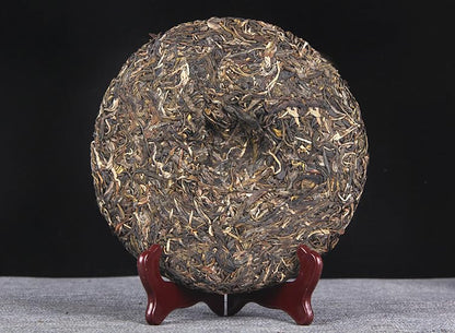 Premium Nannuo Mountain Ancient Tree Pure Material Puerh Tea Raw Tea Cake Yunnan Qizi Cake Tea 357g Healthy and Delicious Green Tea 南糯山古树纯料普洱茶生茶饼357g